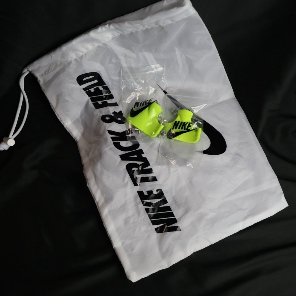 Nike Zoom Rival Distance FZ9653-102 White Spruce Track Spikes Mens Sz 8.5 + Bag - Picture 12 of 12